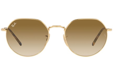 Sunglasses Ray-Ban Jack RB3565 001/51 Rund Gold