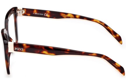 Glasses Emilio Pucci EP5224 054 Quadratisch Havanna