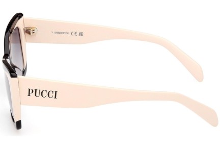 Sonnenbrille Emilio Pucci EP0205 05B Cat Eye Schwarz