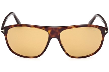 Sonnenbrille Tom Ford FT1027 52E Pilot Havanna