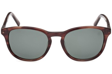 Sunglasses Timberland TB9319 48R Polarized Rund Braun