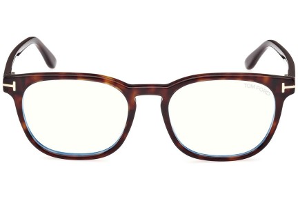 Glasses Tom Ford FT5868-B 052 Quadratisch Havanna