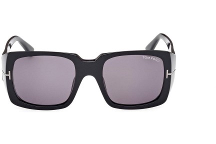 Sonnenbrille Tom Ford FT1035-N 01A Quadratisch Schwarz