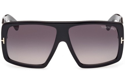 Sonnenbrille Tom Ford FT1036 01B Quadratisch Schwarz