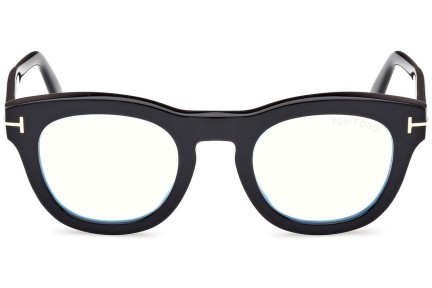 Glasses Tom Ford FT5873-B 001 Rund Schwarz