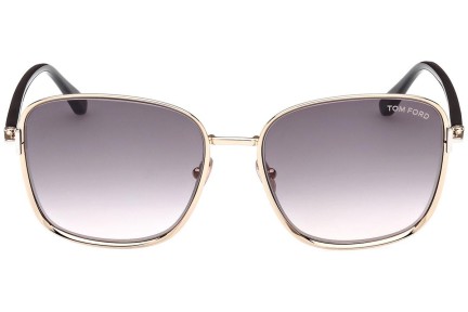 Sonnenbrille Tom Ford FT1029 28B Quadratisch Gold