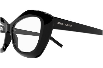 Glasses Saint Laurent SL68OPT 001 Cat Eye Schwarz