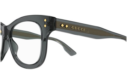 Brillen Gucci GG1086O 008 Quadratisch Grau