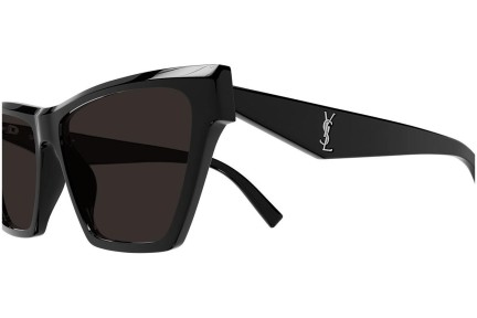 Sonnenbrille Saint Laurent SLM103 002 Quadratisch Schwarz