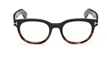 Glasses Tom Ford FT5807-B 005 Rund Schwarz