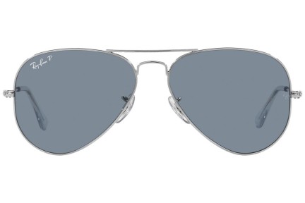 Sonnenbrille Ray-Ban Aviator RB3025 003/02 Polarized Pilot Silber