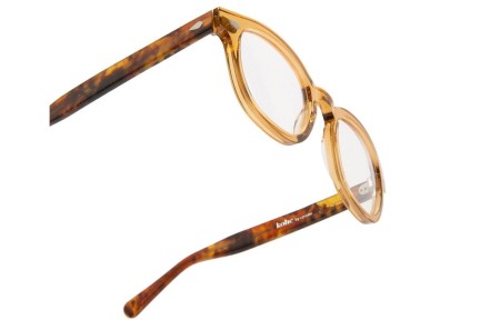 Glasses Kohe by eyerim Adam Yellow Havana Rund Gelb