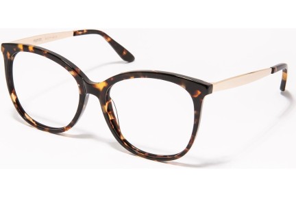 Brillen Kohe by eyerim Andrea Havana blue-light [non-prescription] Cat Eye Havanna