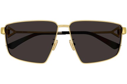 Sonnenbrille Bottega Veneta BV1223S 002 Rechteck Gold