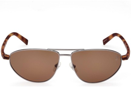 Sunglasses Timberland TB9324 08H Polarized Pilot Silber