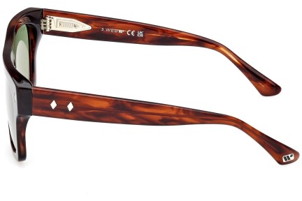 Sunglasses Web WE0354 56N Quadratisch Havanna