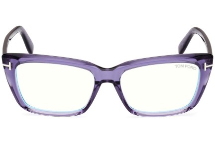 Brillen Tom Ford FT5894-B 081 Quadratisch Lila