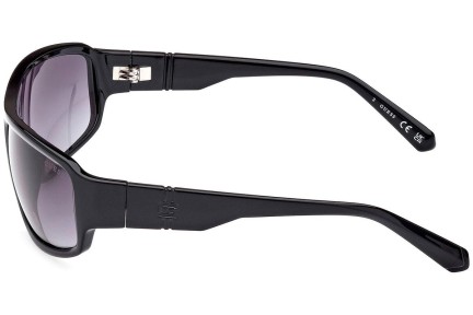 Sonnenbrille Guess GU00080 01B Rechteck Schwarz