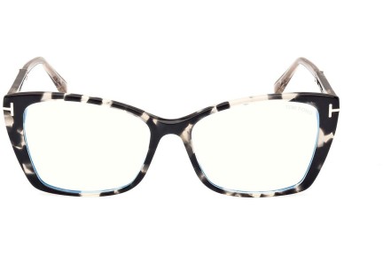 Glasses Tom Ford FT5893-B 005 Cat Eye Havanna