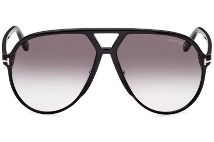 Sonnenbrille Tom Ford Bertrand FT1061 01B Pilot Schwarz