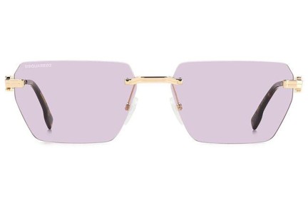 Sonnenbrille Dsquared2 D20102/S EYR/UR Rechteck Gold