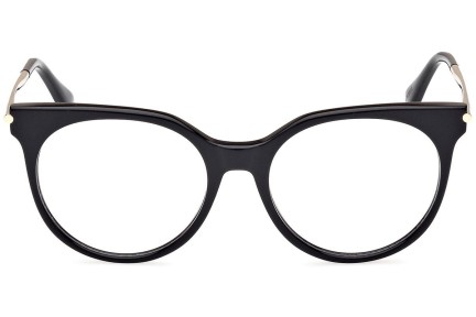 Glasses Max Mara MM5107 001 Rund Schwarz