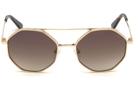 Sonnenbrille Guess GU7636 33F Rund Gold