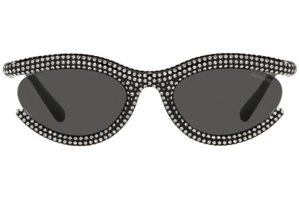 Sunglasses Swarovski SK6006 100187 Oval Schwarz