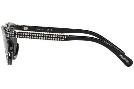 Sonnenbrille Swarovski SK6006 100187 Oval Schwarz