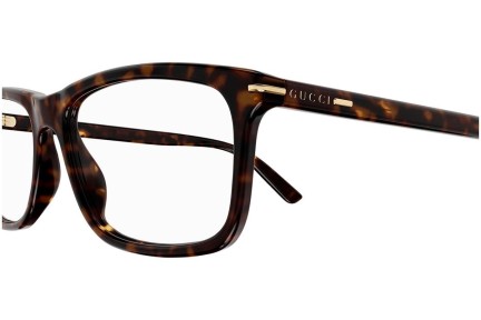 Glasses Gucci GG1447O 002 Rechteck Havanna