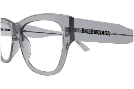 Glasses Balenciaga BB0309O 005 Rechteck Grau