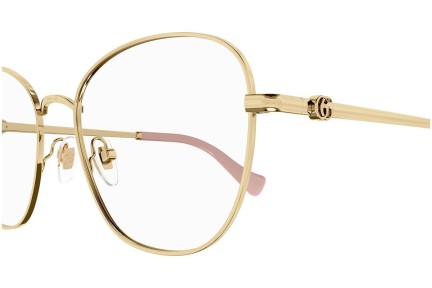 Glasses Gucci GG1418O 003 Cat Eye Gold