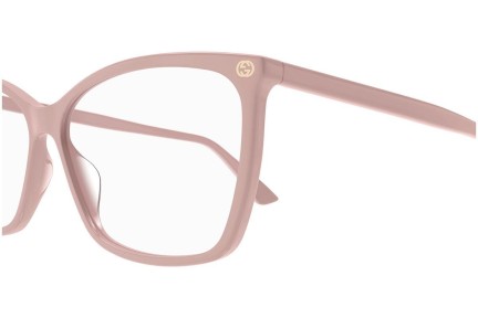 Brillen Gucci GG0025O 011 Cat Eye Rosa