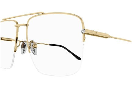 Glasses Gucci GG1415O 001 Rechteck Gold