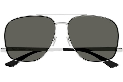 Sonnenbrille Saint Laurent SL653LEON 001 Pilot Silber