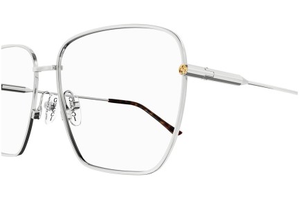 Glasses Gucci GG1414O 002 Quadratisch Silber