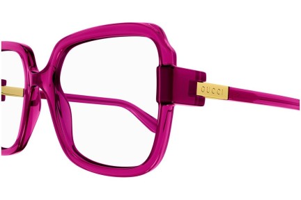 Brillen Gucci GG1433O 003 Quadratisch Rosa