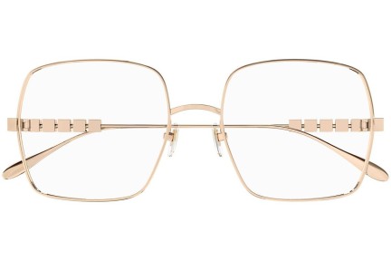 Glasses Gucci GG1434O 002 Quadratisch Gold