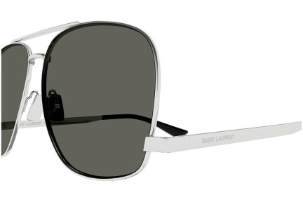 Sunglasses Saint Laurent SL653LEON 001 Pilot Silber