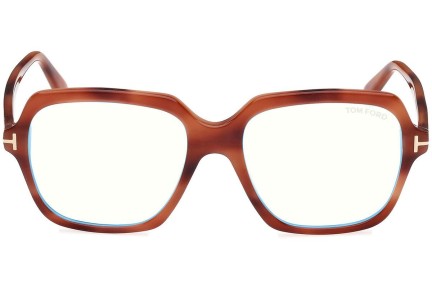 Glasses Tom Ford FT5908-B 054 Quadratisch Havanna