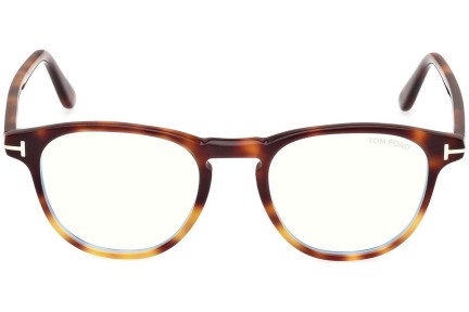 Glasses Tom Ford FT5899-B 056 Quadratisch Havanna