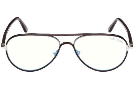 Glasses Tom Ford FT5897-B 052 Pilot Havanna