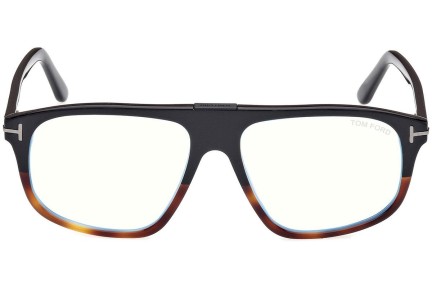 Glasses Tom Ford FT5901-B-N 056 Quadratisch Havanna