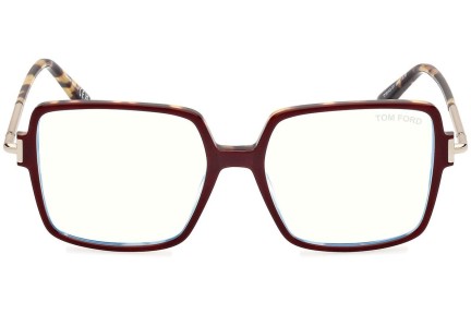 Brillen Tom Ford FT5915-B 071 Quadratisch Rot