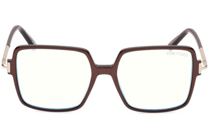 Glasses Tom Ford FT5915-B 045 Quadratisch Braun