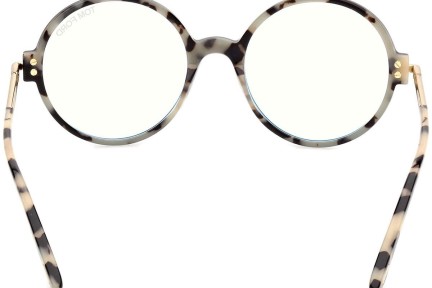 Glasses Tom Ford FT5914-B 005 Rund Schwarz