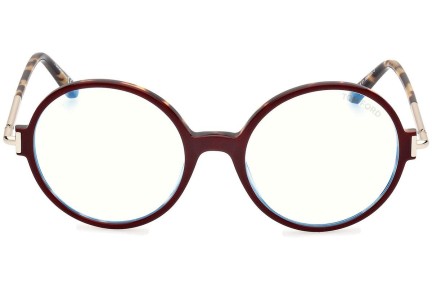 Brillen Tom Ford FT5914-B 071 Rund Rot