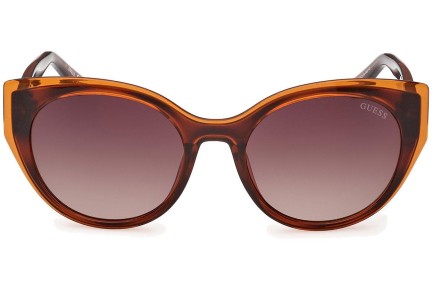 Sonnenbrille Guess GU7909 52F Rund Orange