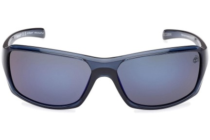 Sonnenbrille Timberland TB9332 90D Polarized Quadratisch Blau