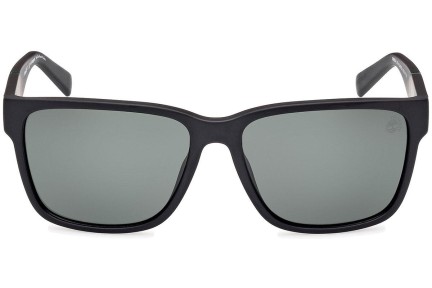 Sunglasses Timberland TB9335-H 02R Polarized Quadratisch Schwarz